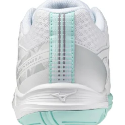 Mizuno Stealth Star 3 indoorschoenen junior white blue tint< Indoorschoenen