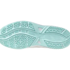 Mizuno Stealth Star 3 indoorschoenen junior white blue tint< Indoorschoenen