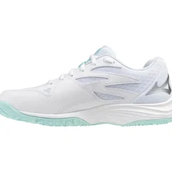 Indoorschoenen-Mizuno Thunder Blade Z indoorschoenen dames white blue tint