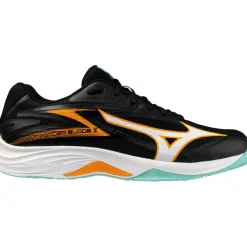 Mizuno Thunder Blade Z indoorschoenen heren black tangelo icegreen< Indoorschoenen