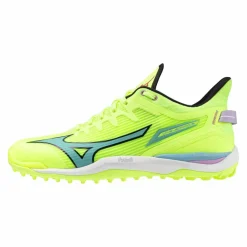 Mizuno Wave Leopardus hockeyschoenen neo lime black splish splash< Hockeyschoenen