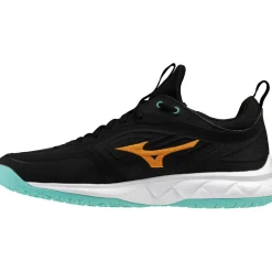 Indoorschoenen-Mizuno Wave Luminous 3 indoorschoenen heren black tangelo icegreen