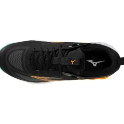 Indoorschoenen-Mizuno Wave Luminous 3 indoorschoenen heren black tangelo icegreen