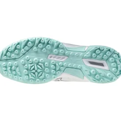 Hockeyschoenen-Mizuno Wave Lynx 2 hockeyschoenen dames white blue tint