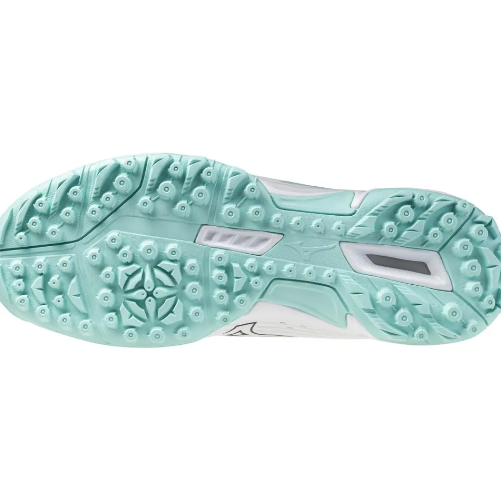 Hockeyschoenen-Mizuno Wave Lynx 2 hockeyschoenen dames white blue tint