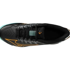 Hockeyschoenen-Mizuno Wave Lynx 2 hockeyschoenen heren black tangelo ice green