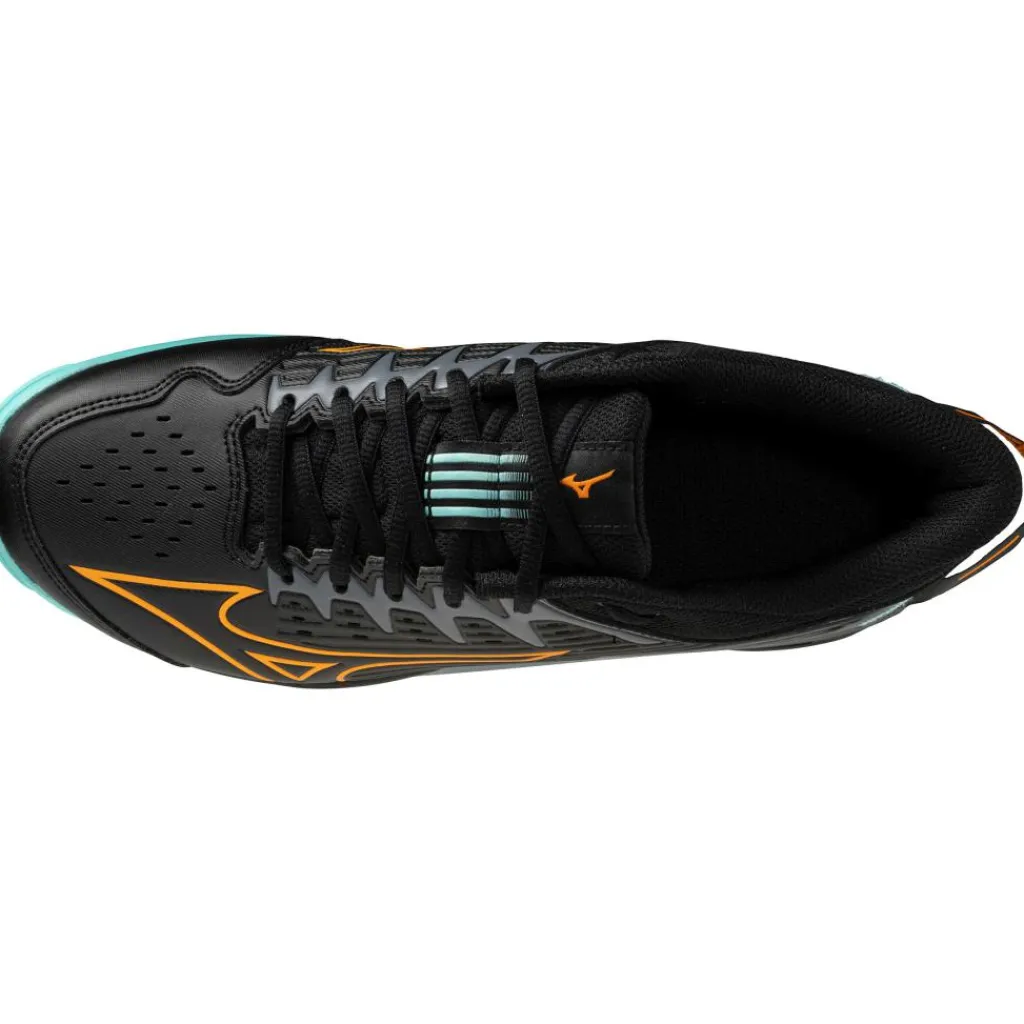 Hockeyschoenen-Mizuno Wave Lynx 2 hockeyschoenen heren black tangelo ice green