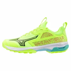 Hockeyschoenen-Mizuno Wave Panthera 2 hockeyschoenen neo lime black splish splash