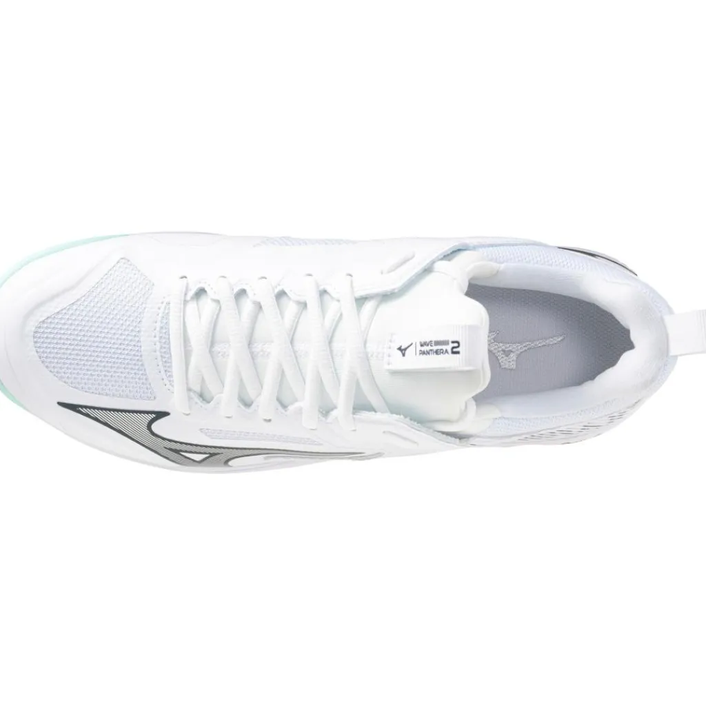 Hockeyschoenen-Mizuno Wave Panthera 2 hockeyschoenen dames white blue tint