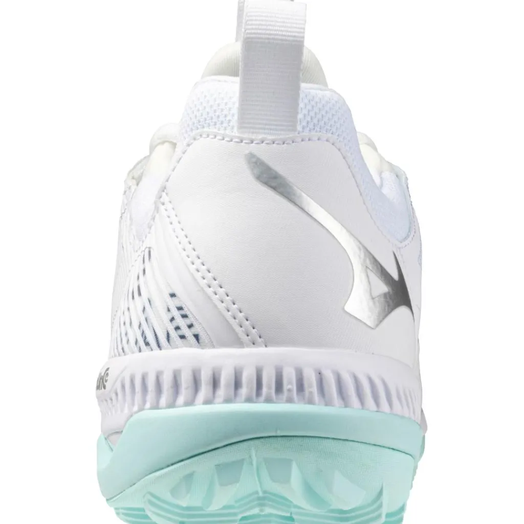 Hockeyschoenen-Mizuno Wave Panthera 2 hockeyschoenen dames white blue tint