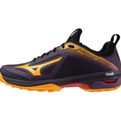 Mizuno Wave Panthera hockeyschoenen purple magic carrot curl high risk red< Hockeyschoenen