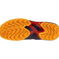 Mizuno Wave Panthera hockeyschoenen purple magic carrot curl high risk red< Hockeyschoenen