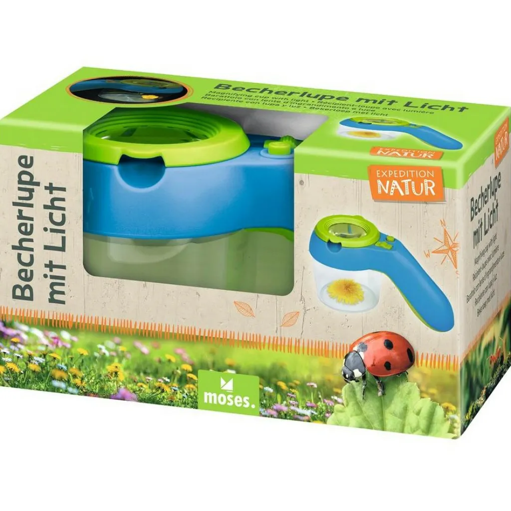 Buitenspelen & Spelletjes-Moses. Verlag Expeditie Natuur bekerloep met licht
