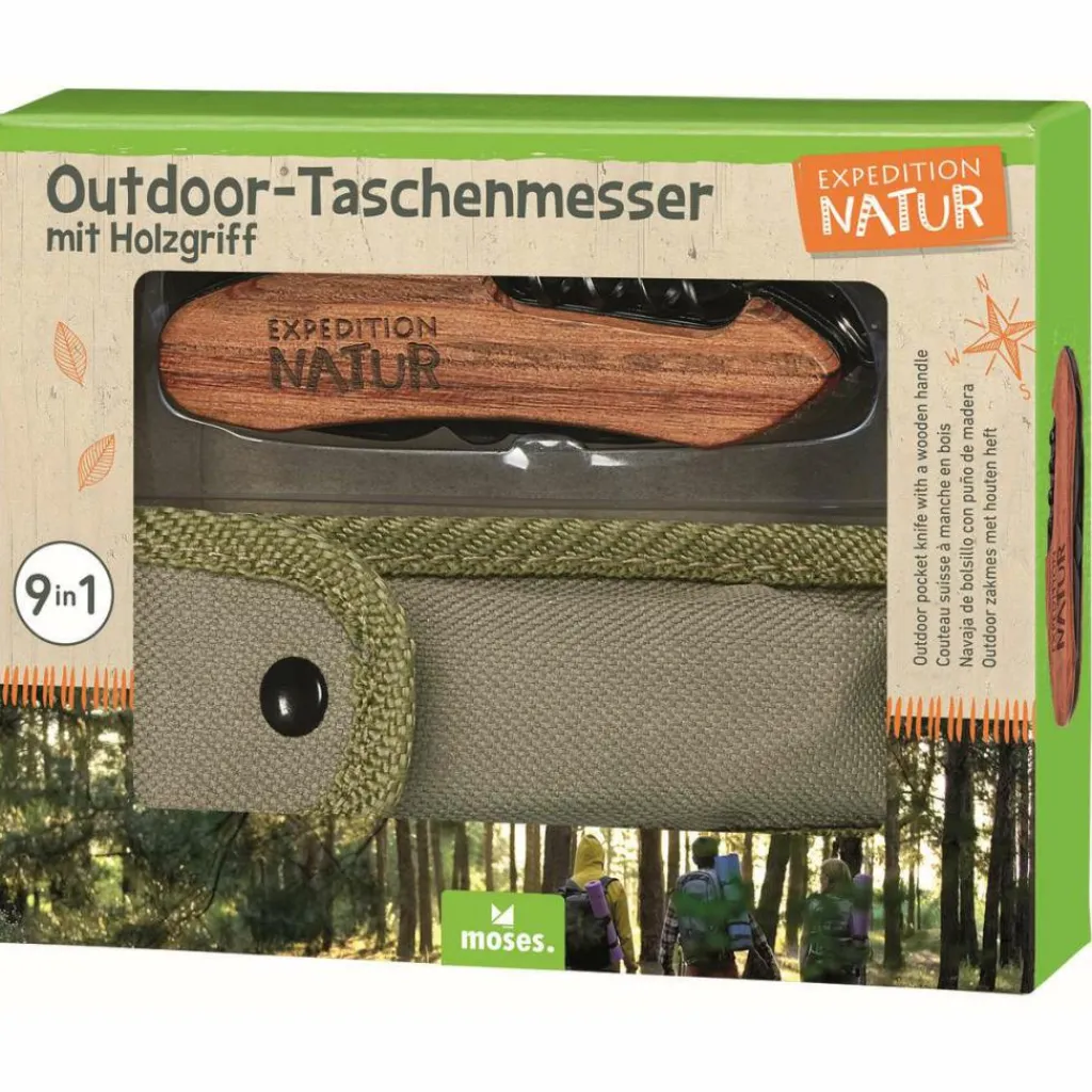 Moses. Verlag Expeditie Natuur Pocket zakmes brown< Multitools & Zakmessen