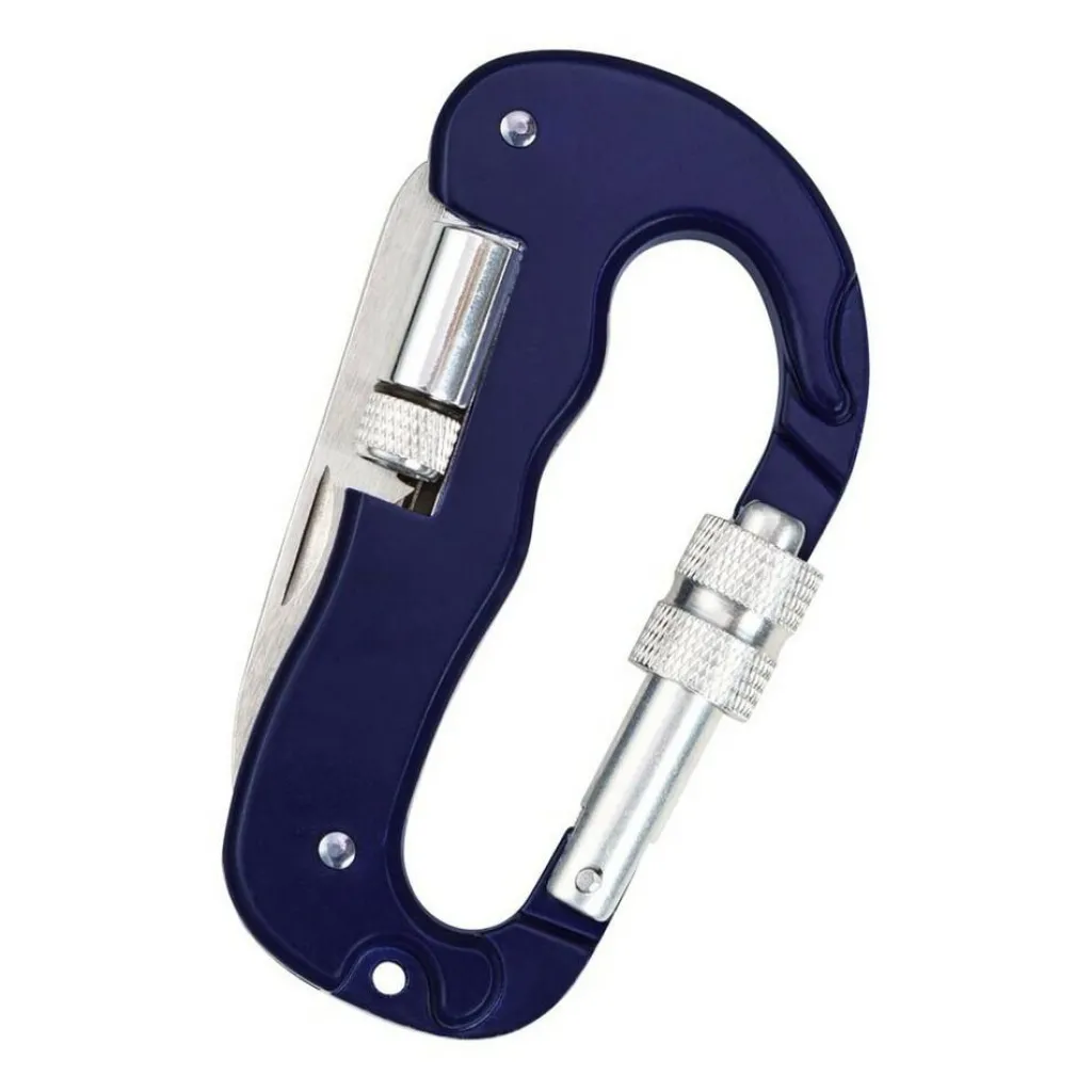 Multitools & Zakmessen-Moses. Verlag Expeditie Natuur Multitool karabijnhaak blauw