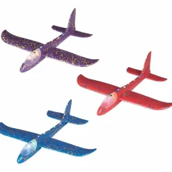 Moses. Verlag Lichtgevende zweefvliegtuig 47 cm assorti< Buitenspelen & Spelletjes