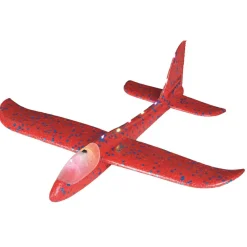 Moses. Verlag  Lichtgevende zweefvliegtuig 47 cm assorti< Buitenspelen & Spelletjes