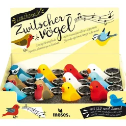 Moses. Verlag Vogel met licht en geluid sleutelhanger assorti< Buitenspelen & Spelletjes