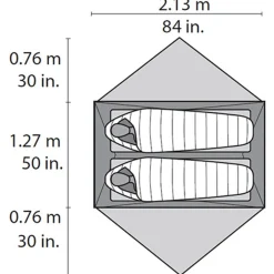 MSR Hubba Hubba NX lichtgewicht koepeltent green< 2-Persoons Tent|Tunneltenten