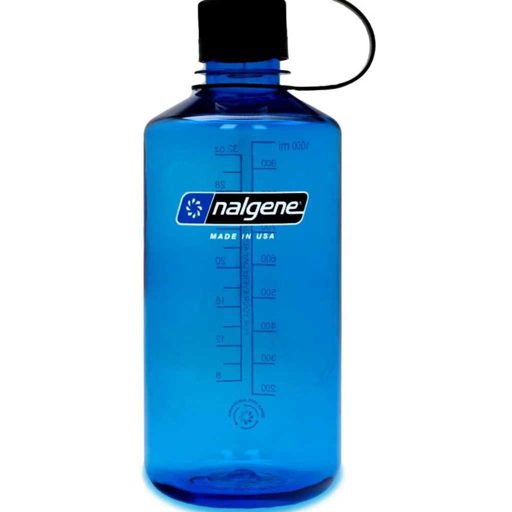 Drinkflessen-Nalgene Narrow Mouth Sustain drinkfles 1 liter slate