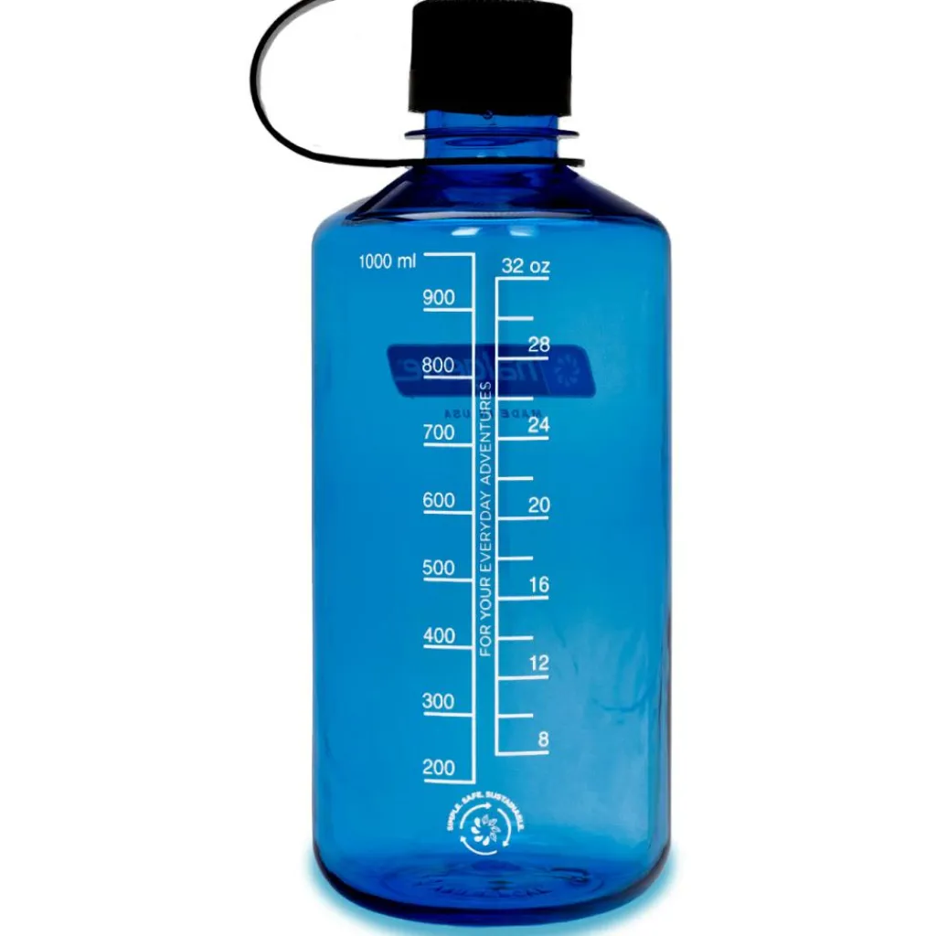 Drinkflessen-Nalgene Narrow Mouth Sustain drinkfles 1 liter slate