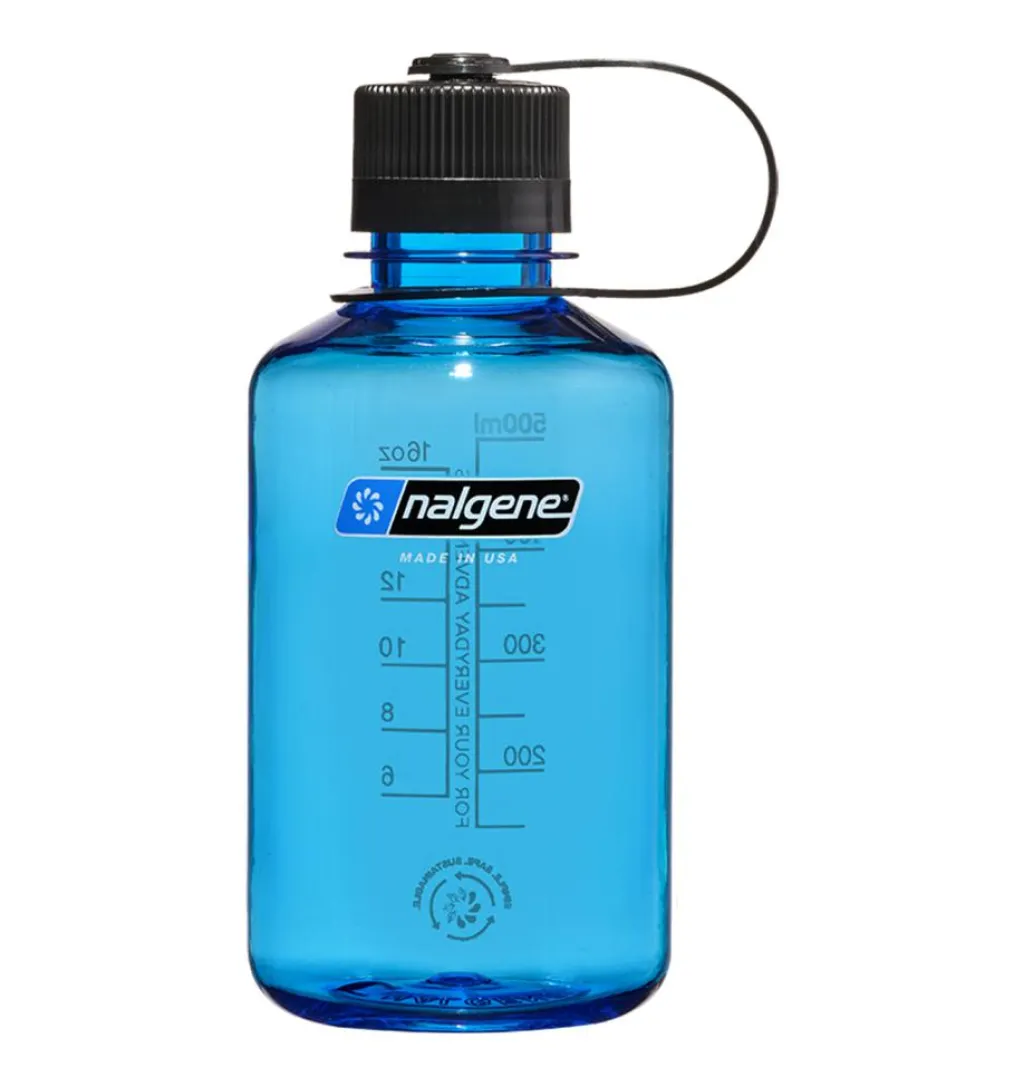 Nalgene Narrow Mouth Sustain drinkfles 500 ml slate< Drinkflessen