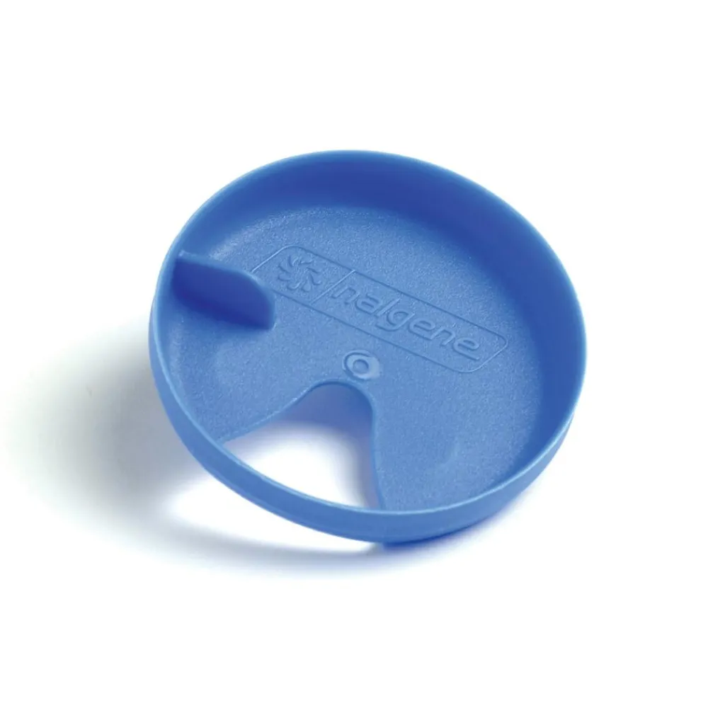 Drinkflessen-Nalgene Wide Mouth Easy Sipper dop blue
