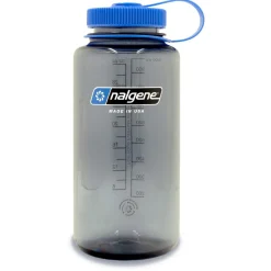 Drinkflessen-Nalgene Wide Mouth Sustain drinkfles 1 liter gray