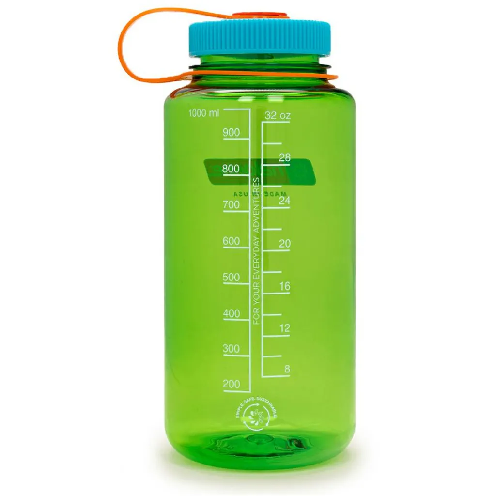 Nalgene Wide Mouth Sustain drinkfles 1 liter pear< Drinkflessen