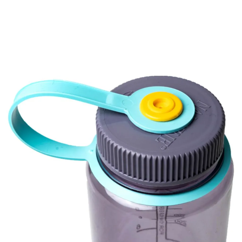 Nalgene Wide Mouth Sustain drinkfles 500 ml aubergine< Drinkflessen