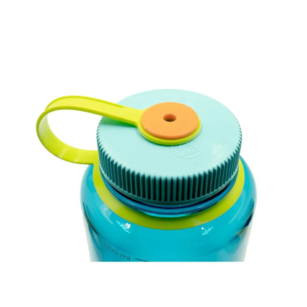 Drinkflessen-Nalgene Wide Mouth Sustain drinkfles 1 liter cerulean