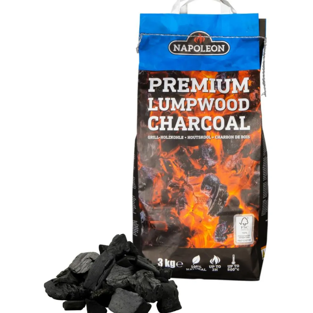 Aanmaken-Napoleon Premium houtskool 3 kg