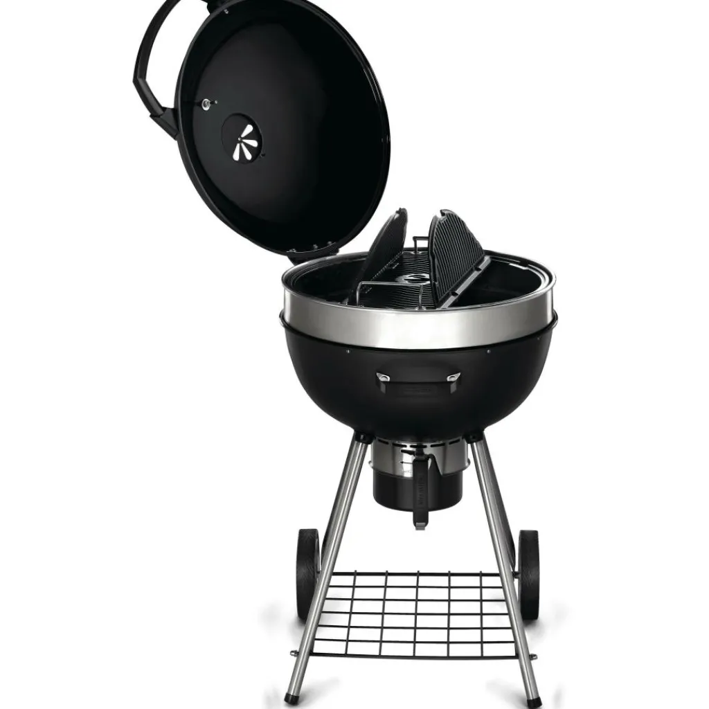 Houtskool Bbq-Napoleon Pro houtskoolbarbecue 57cm mat zwart