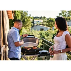 Elektrische Bbq-Napoleon TravelQ PRO285EX elektrische barbecue black inclusief onderstel