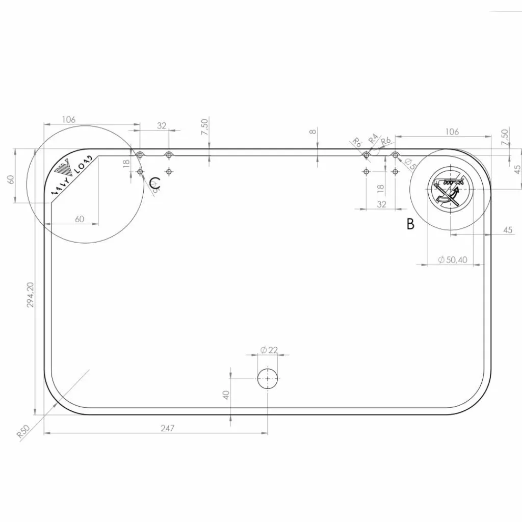 Navy Load Glasplaat voor 1-pits kook-spoelcombinatie< Kooktoestellen Inbouw