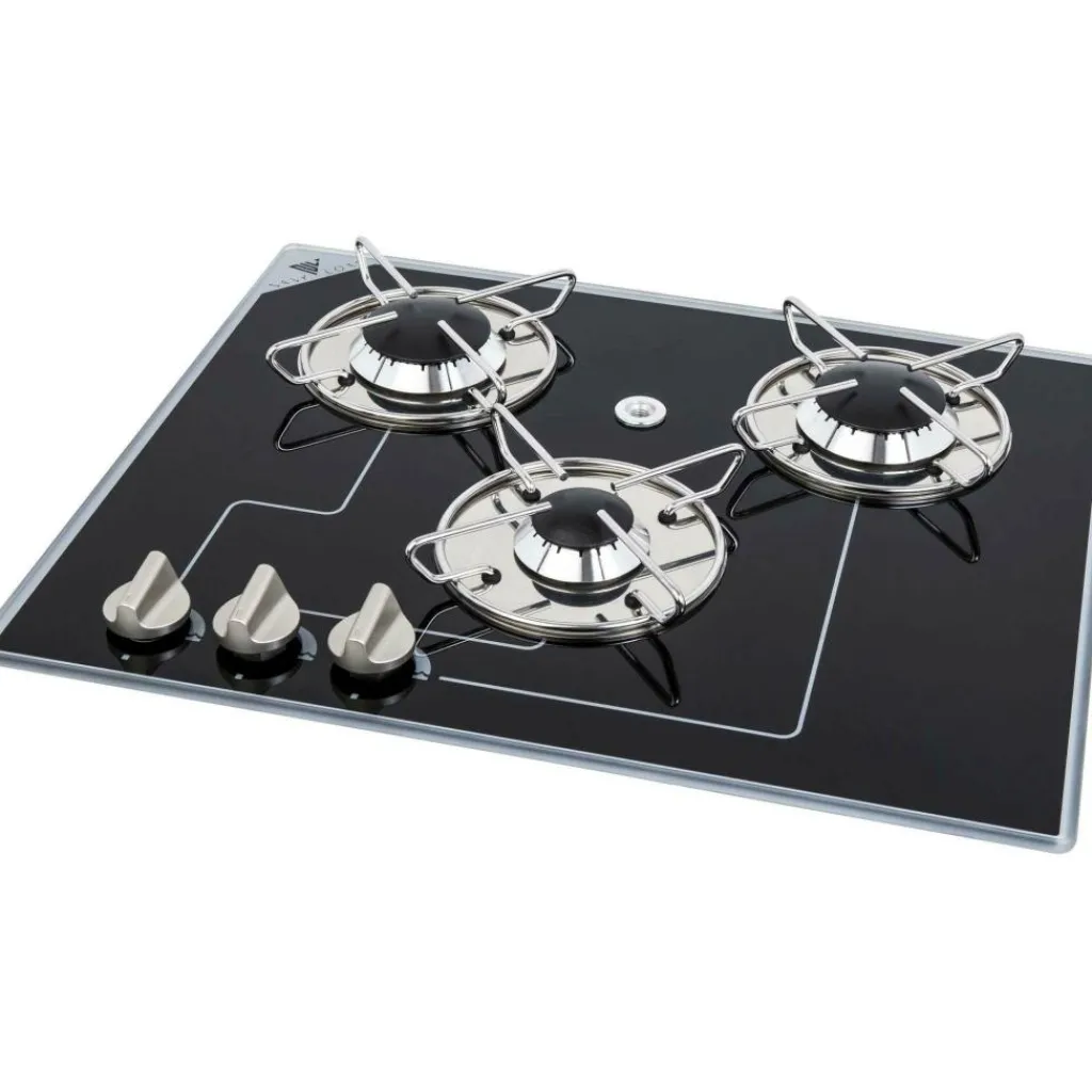 Kooktoestellen Inbouw-Navy Load 3-pits kookplaat op glasplaat