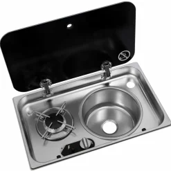 Navy Load  1-pits kook-spoelcombinatie rechts< Kooktoestellen Inbouw