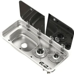 Navy Load 2-pits kook-spoelcombinatie links< Kooktoestellen Inbouw