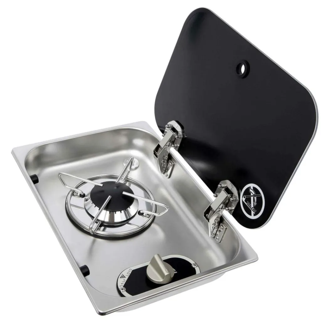 Navy Load Small 1-pits kookplaat met glazendeksel< Kooktoestellen Inbouw