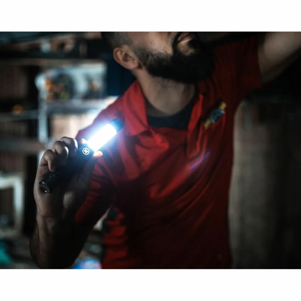 Verlichting|Zaklampen-Nebo Big Larry 3 Clam zaklamp zwart