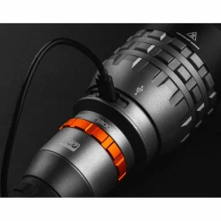 Verlichting|Zaklampen-Nebo Davinci 18000 oplaadbare zaklamp grijs