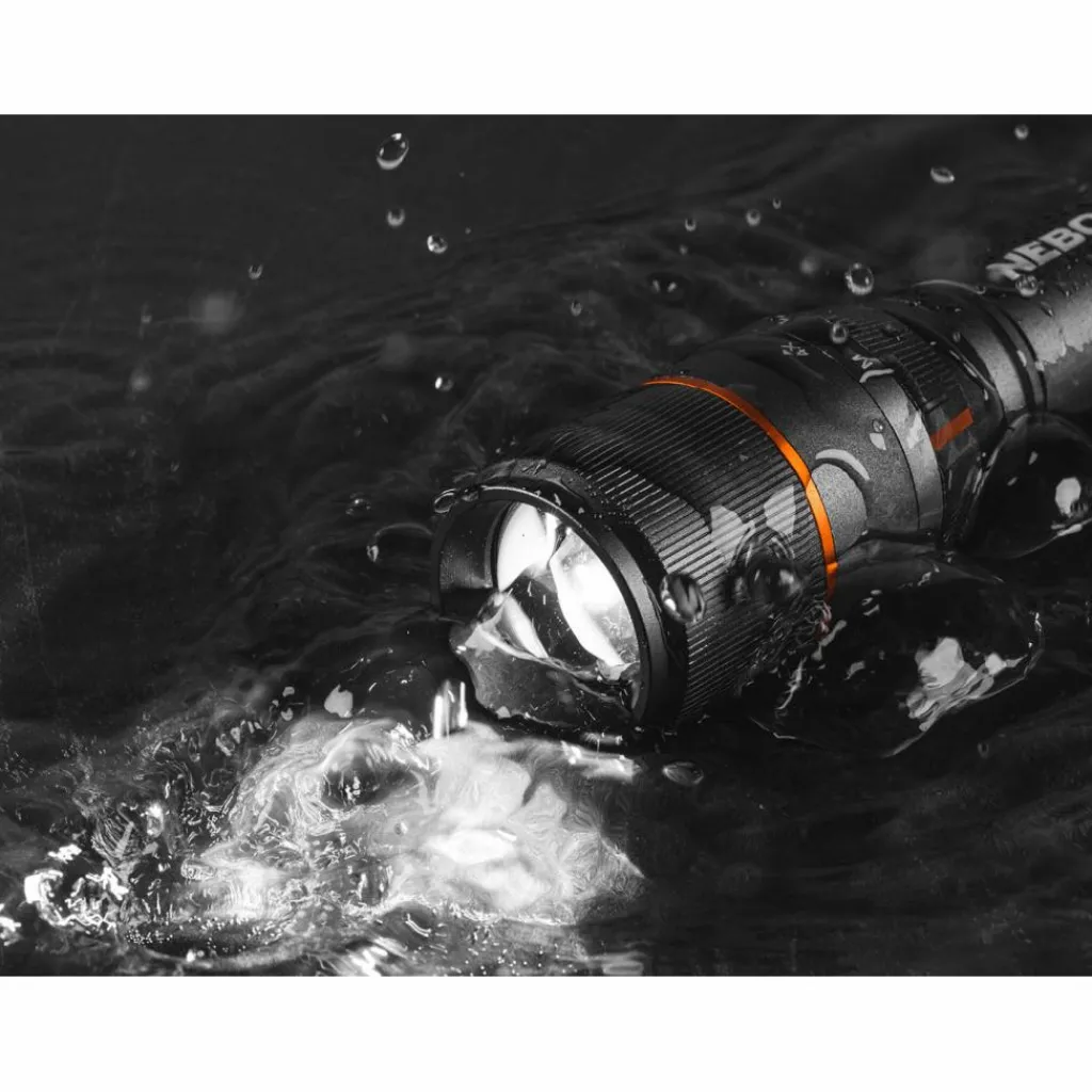 Nebo Davinci 2000 oplaadbare zaklamp grijs< Verlichting|Zaklampen