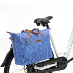 Fietstassen-New Looxs Alma Tendo fietstas 21 liter blue