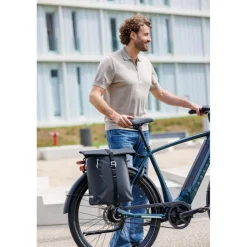 Fietstassen-New Looxs  Cantos Single fietstas 16,5 liter black