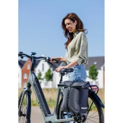 Fietstassen-New Looxs  Cantos Single fietstas 16,5 liter black