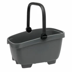 New Looxs Clipper With Handle 28 liter fietsmand anthracite< Fietstassen