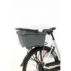 New Looxs  Clipper With Handle 28 liter fietsmand anthracite< Fietstassen