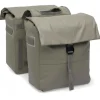 New Looxs  Leeds Double fietstas 38 liter taupe< Fietstassen