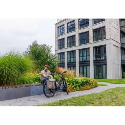 New Looxs  Leeds Single fietstas 19 liter taupe< Fietstassen