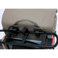 New Looxs  Leeds Single fietstas 19 liter taupe< Fietstassen